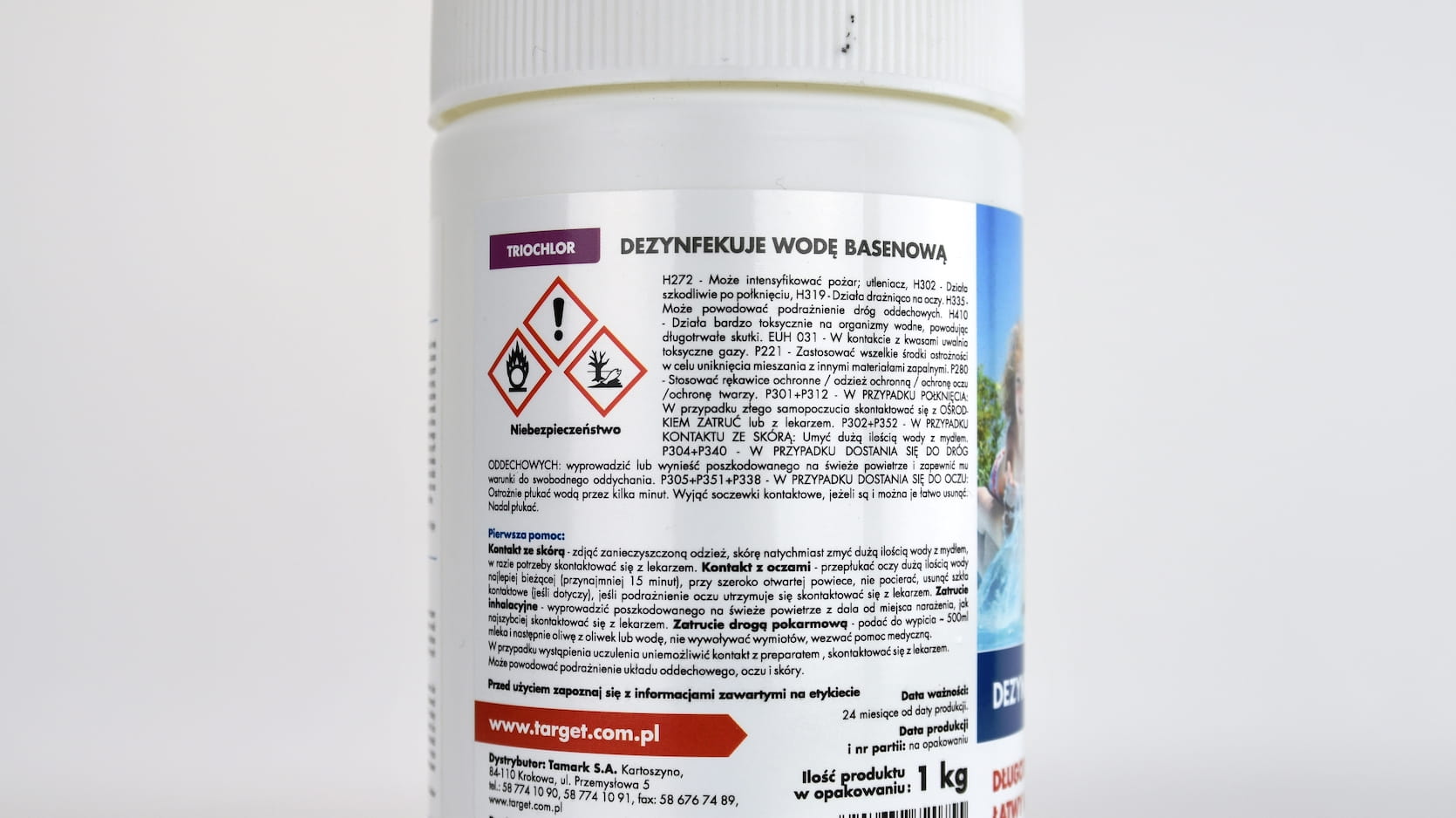 Triochlor Tabletki Dezynfekuj¹ce Wodê Basenow¹ 1 kg (5x200g) Target - obrazek 3