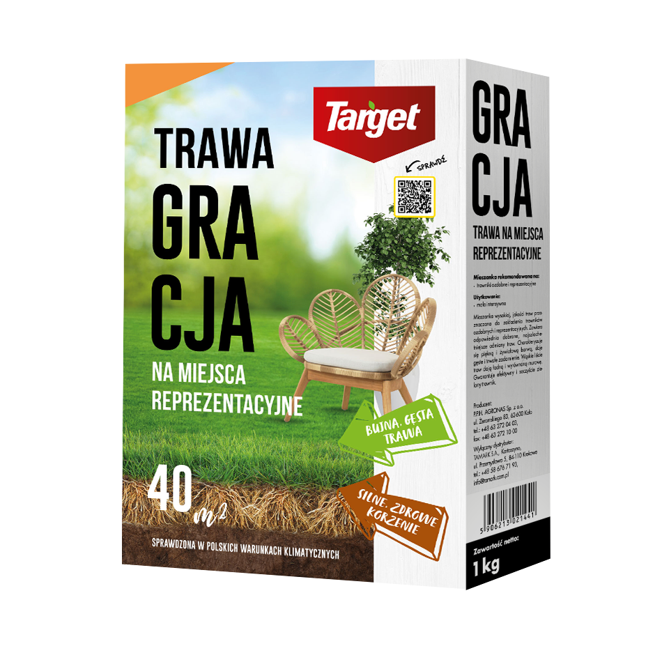 Gracja Trawa Gazonowa 1 kg Target