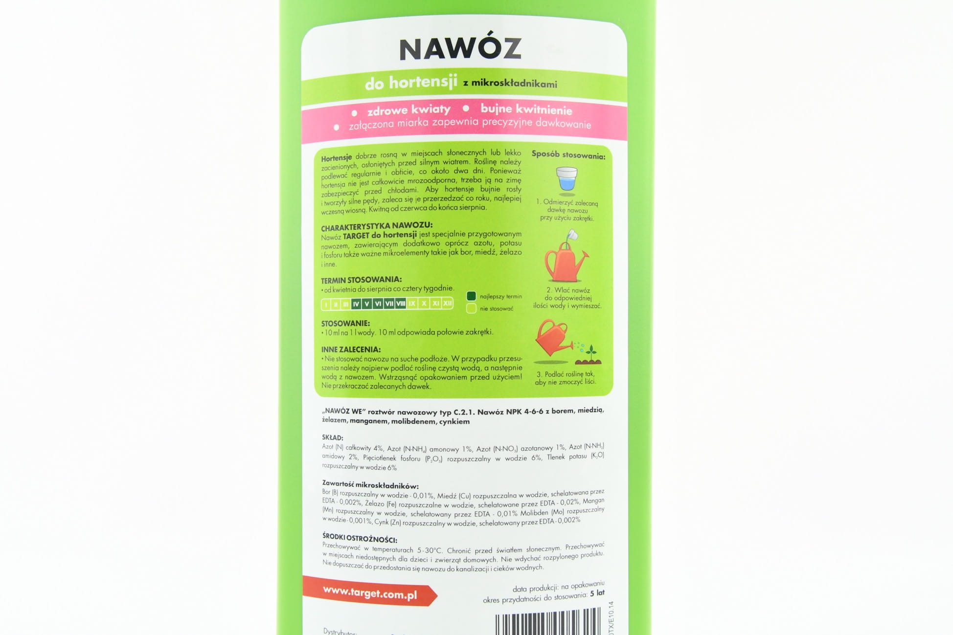 P³ynny Nawóz Do Hortensji Bukiety Kwiatów 1 l Target - obrazek 2