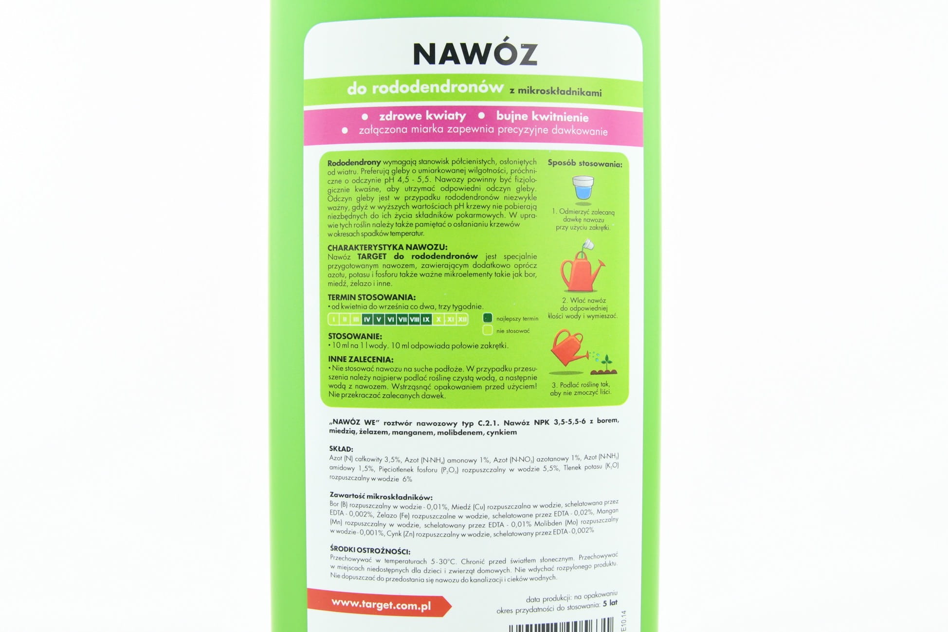 P³ynny Nawóz Do Rododendronów Bujne Kwitnienie 1 l Target - obrazek 2