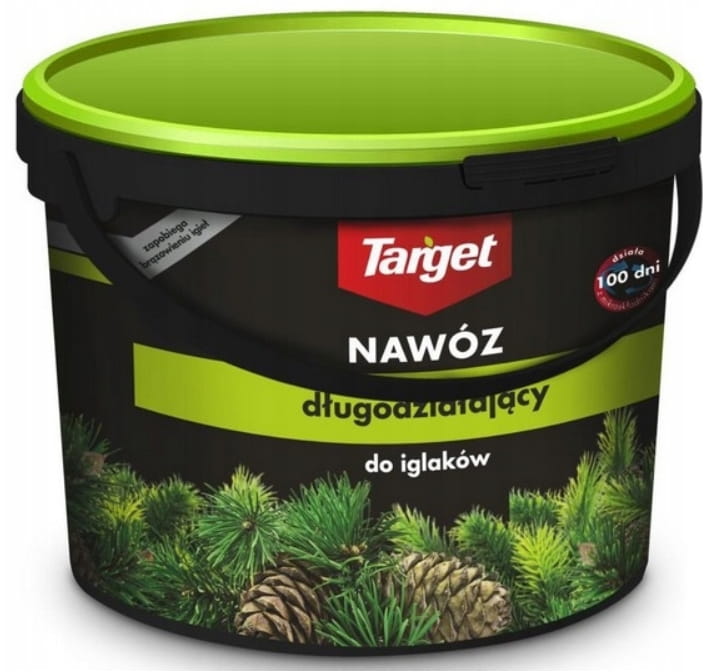 Nawóz Do Iglaków Przeciw Br¹zowieniu Igie³ D³ugodzia³ajacy 5 kg Target