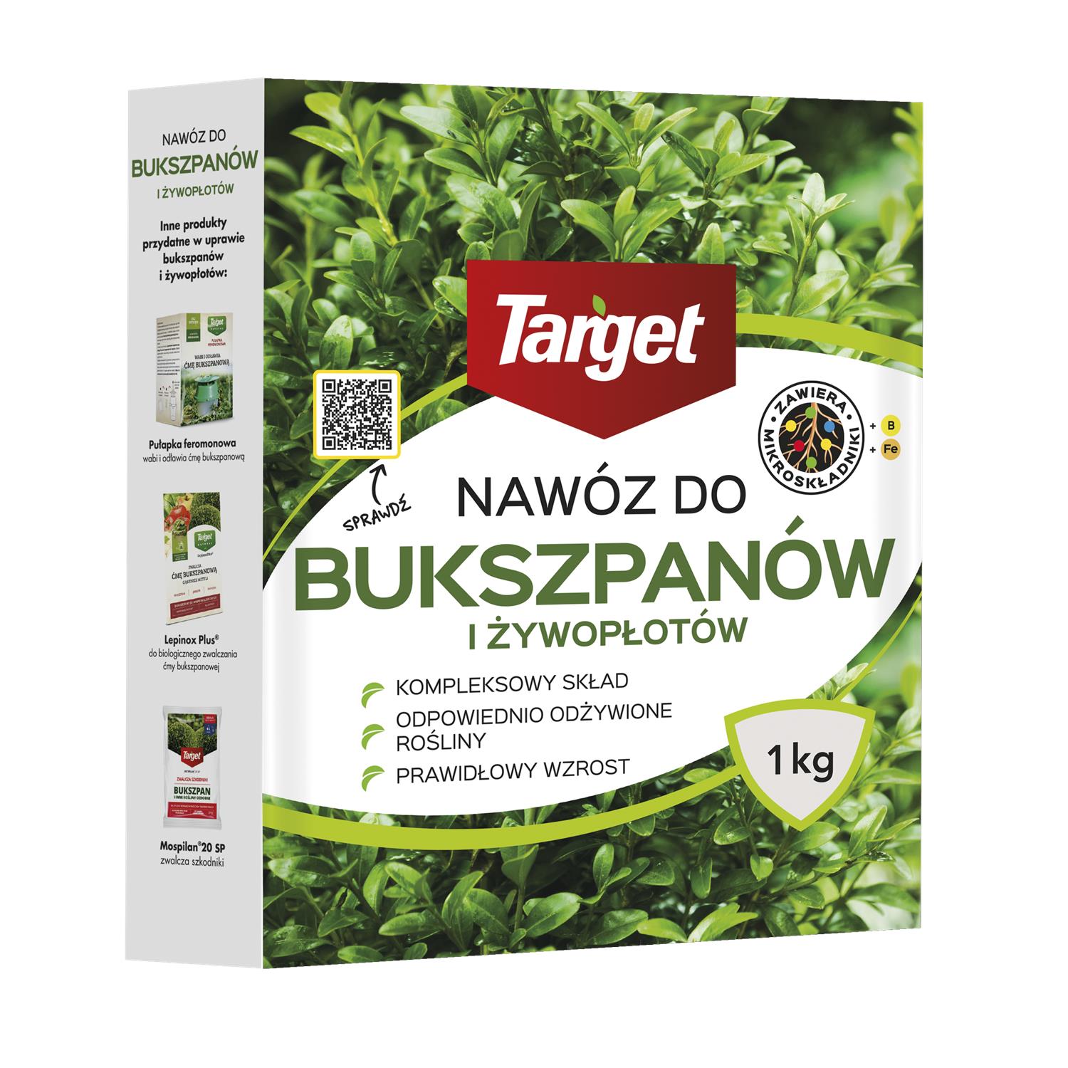 Nawóz Do Bukszpanów i ¯ywop³otów Z Mikroelementami 1 kg Target