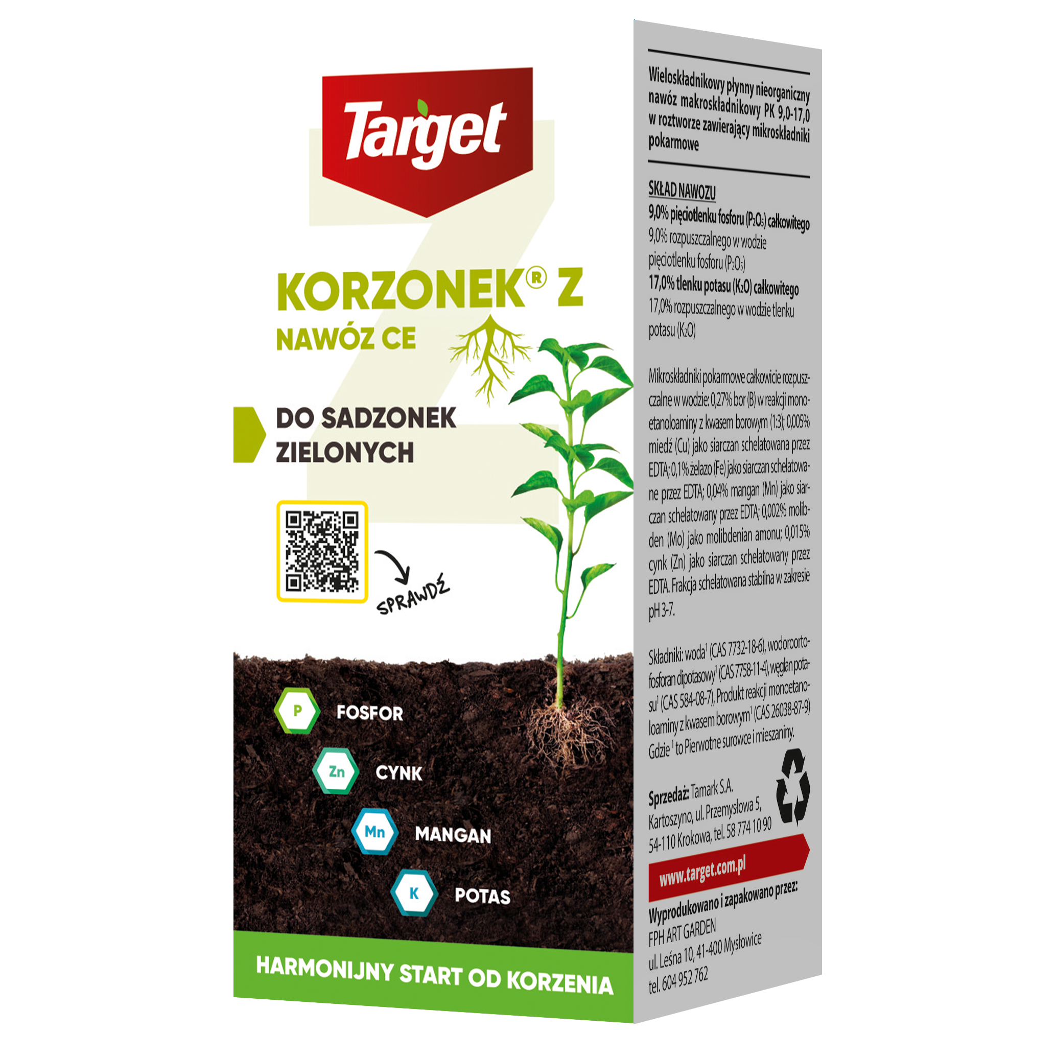 Korzonek Z Ukorzeniacz Do Sadzonek Zielonych 30 ml Target