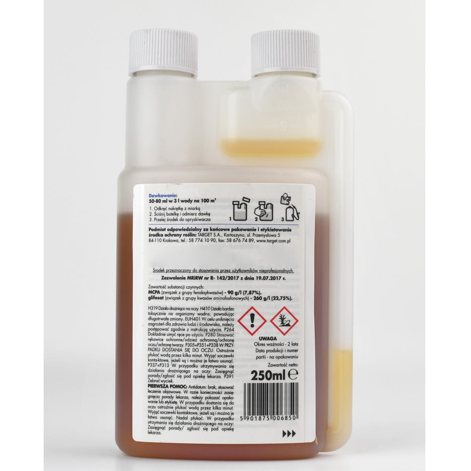 Sprinter 350 SL rodek Chwastobójczy Totalny 250 ml Target - obrazek 2