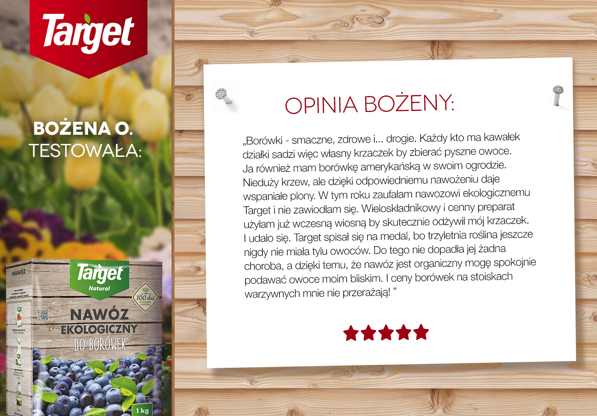 Nawóz Do Borówek Ekologiczny 1 kg Target - obrazek 2