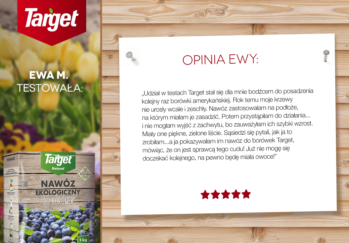 Nawóz Do Borówek Ekologiczny 1 kg Target - obrazek 3