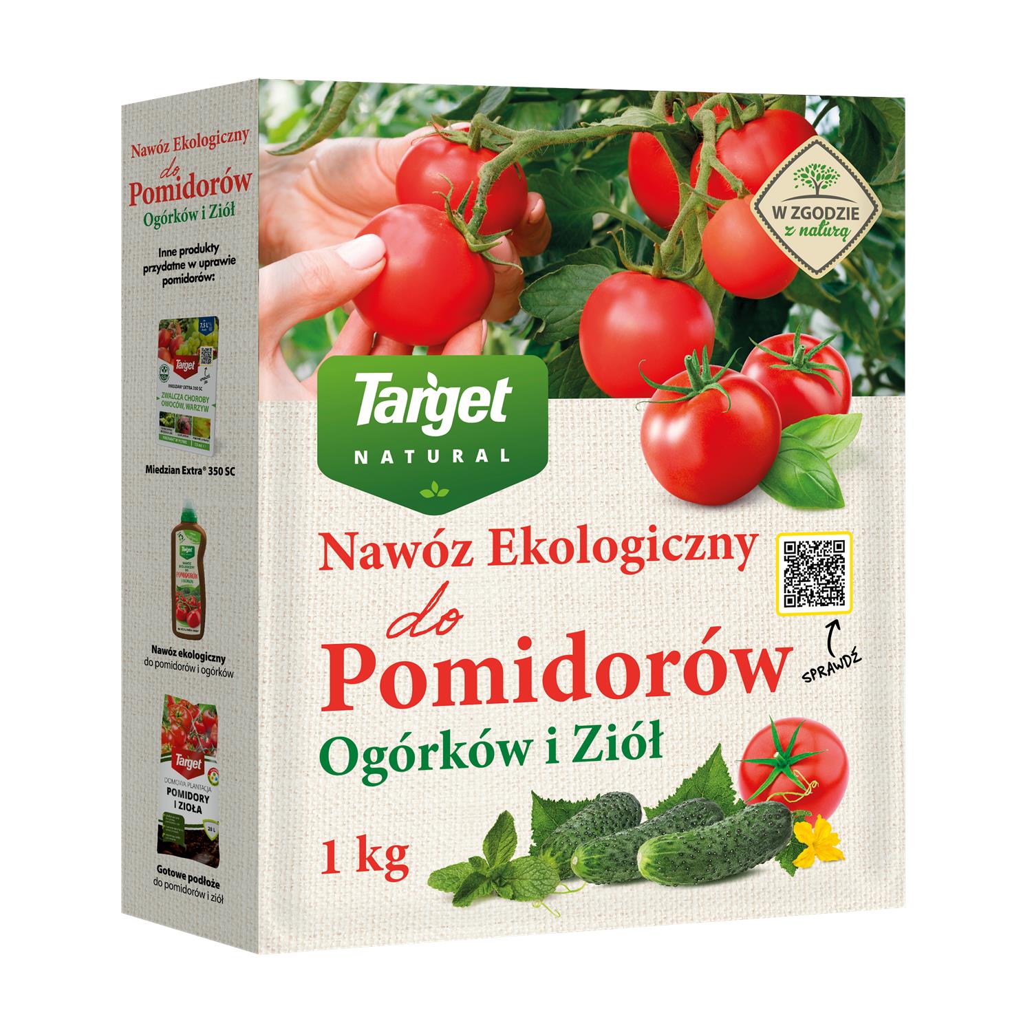 Nawóz Do Pomidorów Ogórków i Zió³ Ekologiczny 1 kg Target