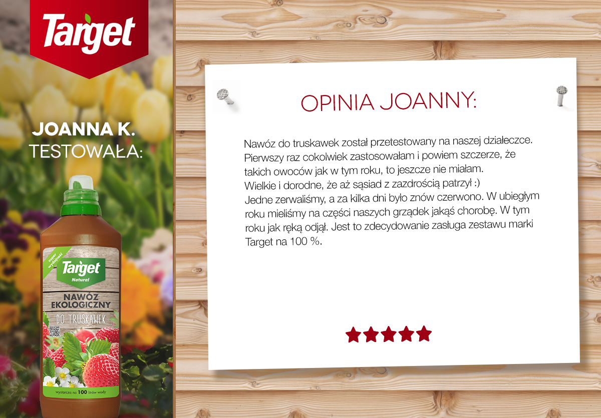 P³ynny Nawóz Do Truskawek Ekologiczny 1 l Target - obrazek 3