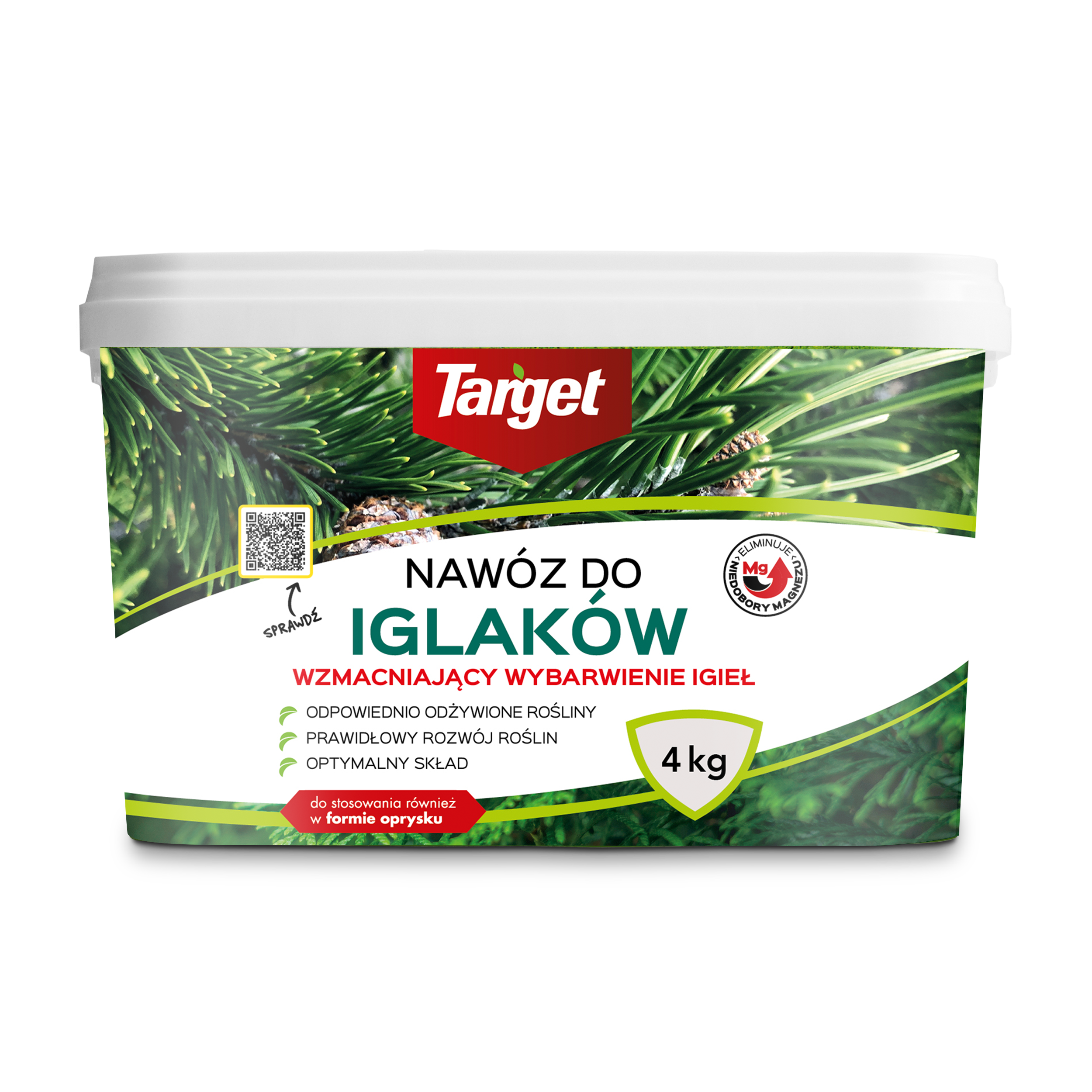 Nawóz Do Iglaków Wzmacniaj¹cy Wybarwienie Igie³ 4 kg Target