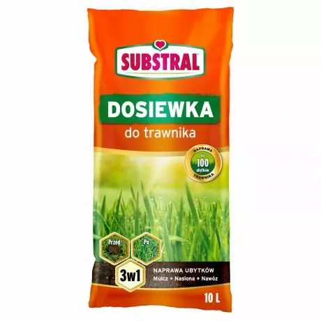 Dosiewka Do Trawnika 3w1 Mulcz + Nasiona + Nawóz 10 l Substral
