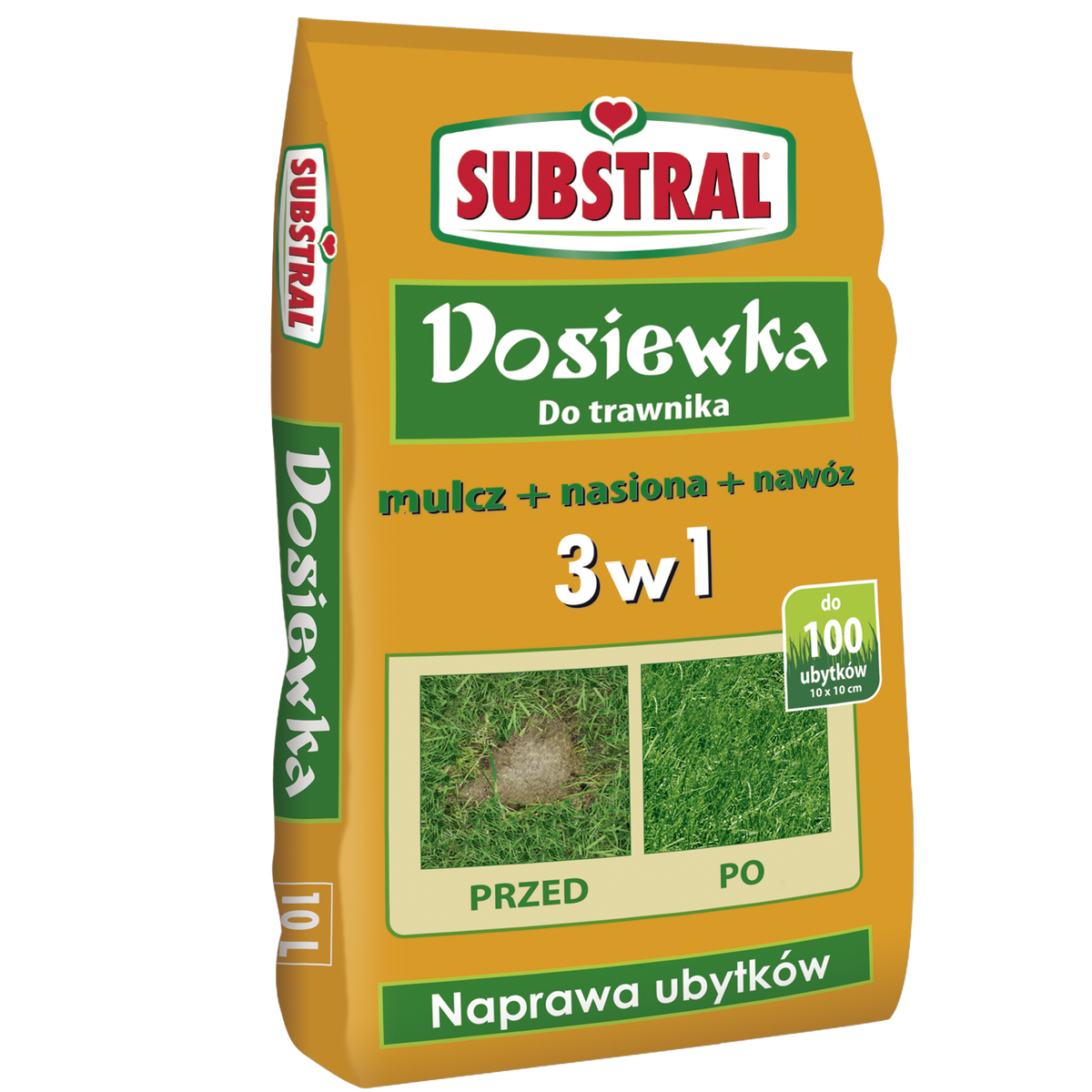 Dosiewka Do Trawnika 3w1 Mulcz + Nasiona + Nawóz 10 l Substral - obrazek 2