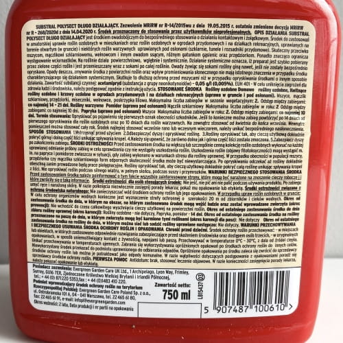 Polysect Ultra Hobby AL Spray Zwalcza Szkodniki Rolin 750 ml Substral - obrazek 4