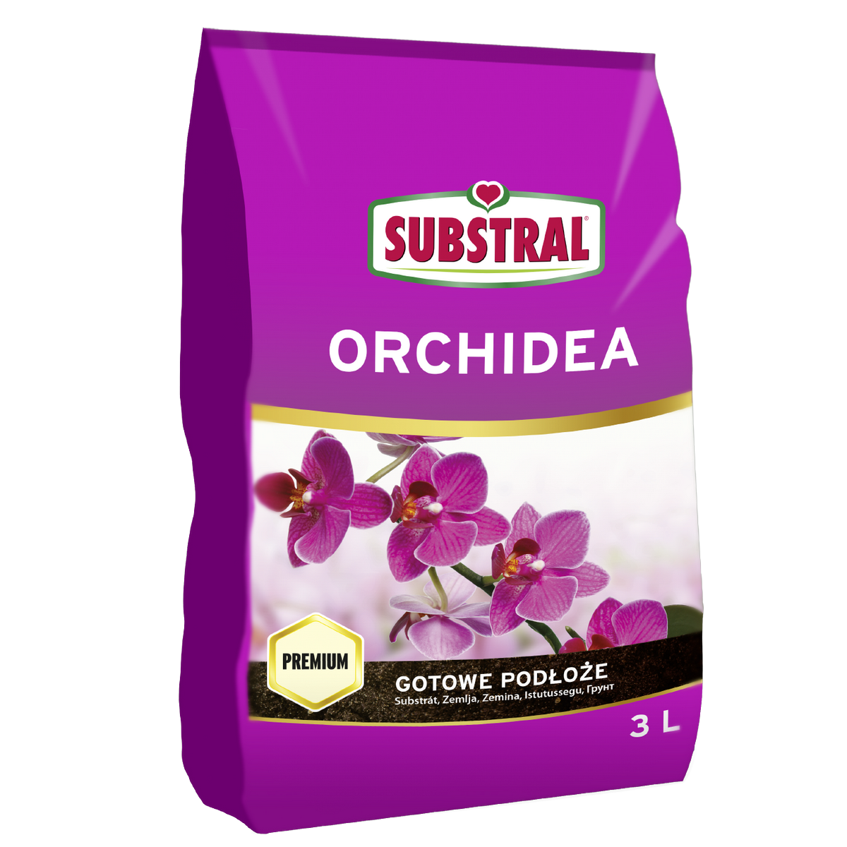 Pod³o¿e Ziemia Do Storczyków i Orchidei 3 l Substral