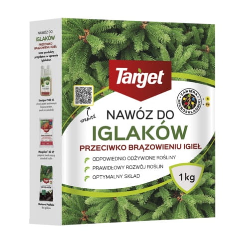Nawóz Do Iglaków Przeciw Br¹zowieniu Igie³ 1 kg Target
