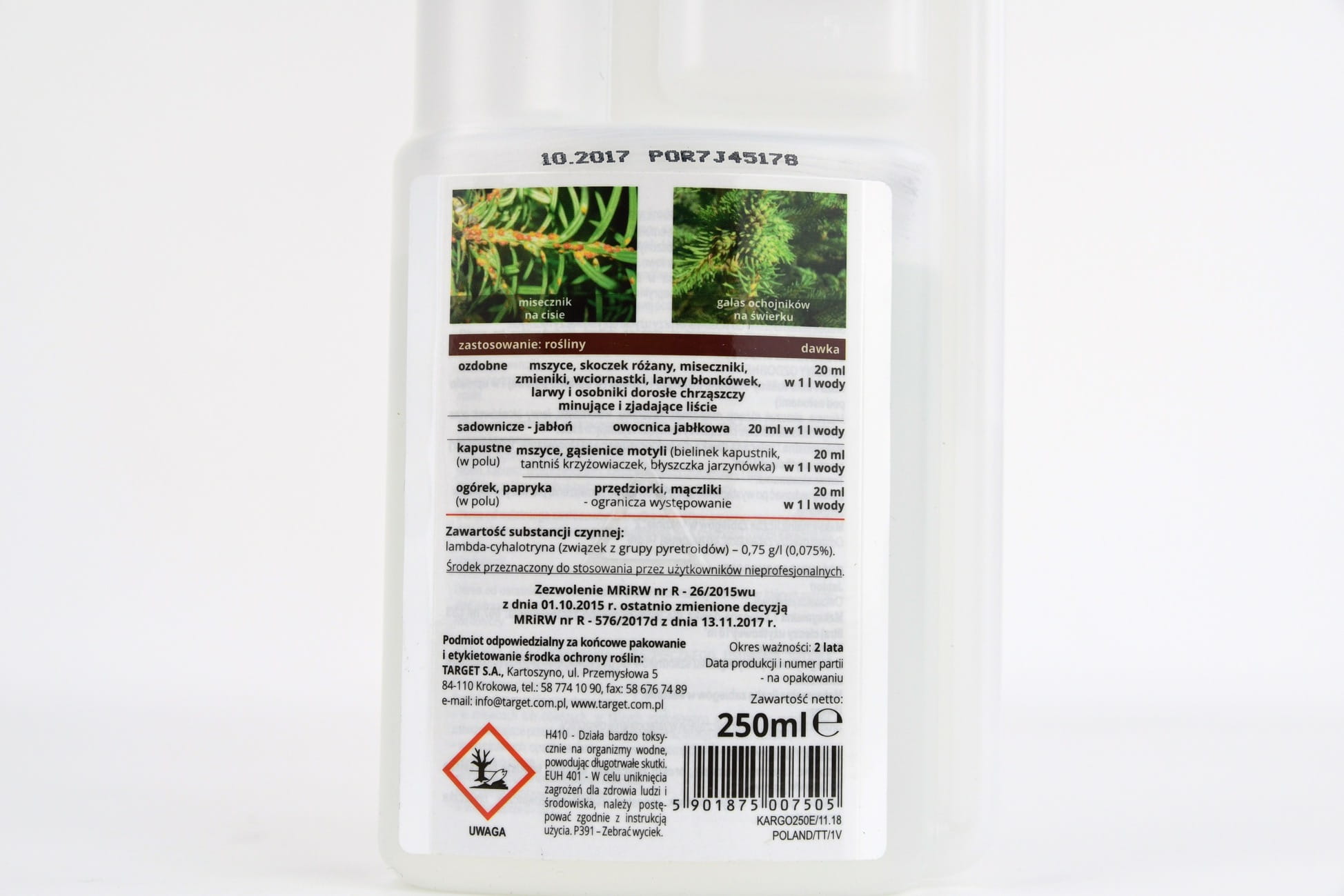 Karate Gold Zwalcza Szkodniki Iglaków i Tui 250 ml Target - obrazek 2