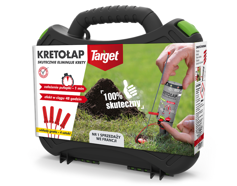 Urz¹dzenie Kreto³ap pu³apka na kreta TARGET