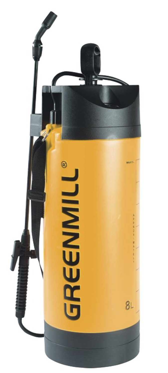 Opryskiwacz Cinieniowy z Manometrem Z Akcesoriami 8 l Greenmill