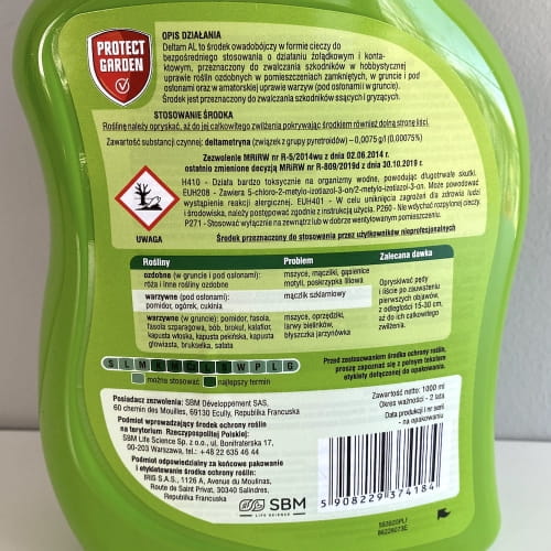 Deltam AL Spray Zwalcza Mszyce i Inne Szkodniki 1 l Protect Garden - obrazek 4