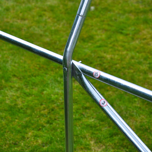 Tunel Foliowy 200 cm x 350 cm (7,0 m2) zielony - obrazek 5