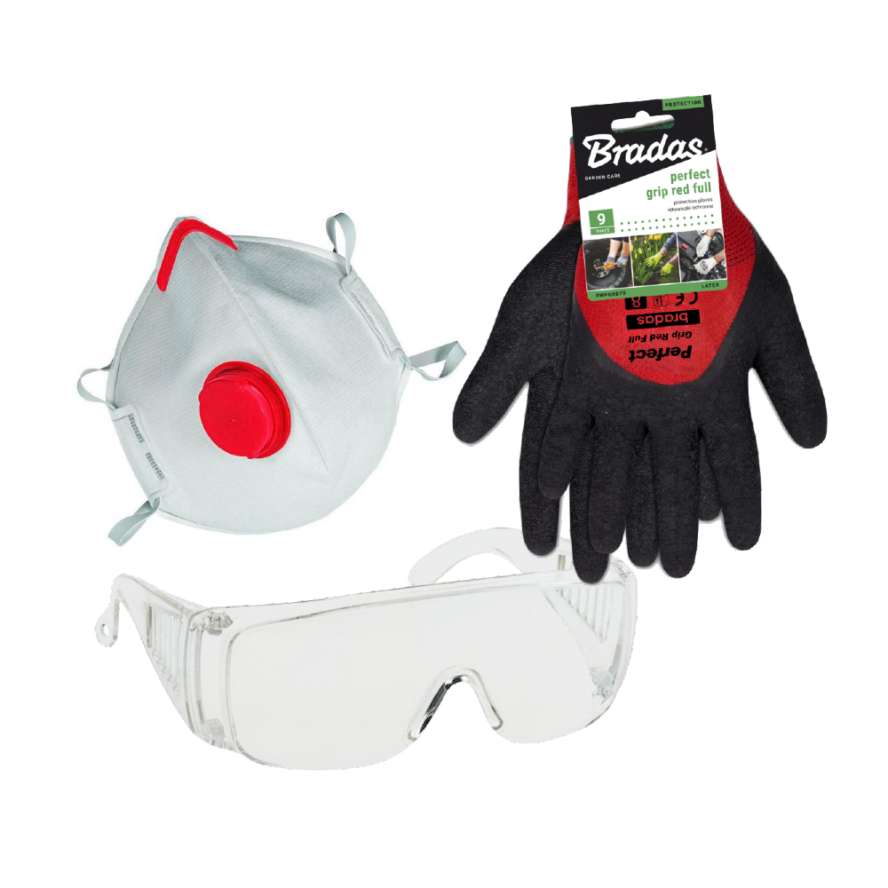 Okulary Ochronne + Maska + Rêkawice Zestaw Do Oprysków