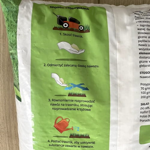 Nawóz Do Trawnika Ekologiczny Bezpieczny Trawnik 10 kg Target - obrazek 2