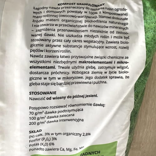 Nawóz Do Trawnika Ekologiczny Bezpieczny Trawnik 10 kg Target - obrazek 5