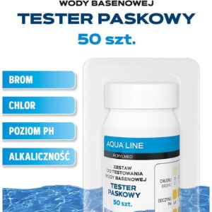 Paski testowe do basenów  4w1  50 szt. Aqua Line