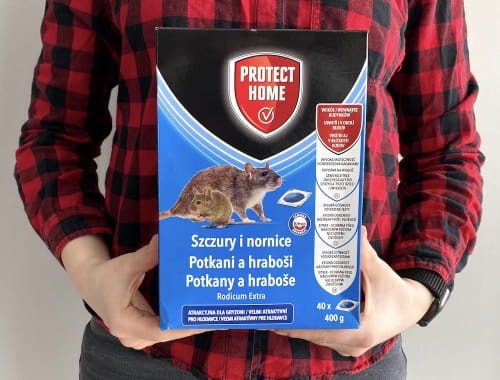 Rodicum Extra Pasta Trutka Na Szczury i Nornice 400 g (40x10 g) Protect Home - obrazek 2