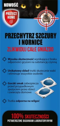 Rodicum Extra Pasta Trutka Na Szczury i Nornice 400 g (40x10 g) Protect Home - obrazek 6