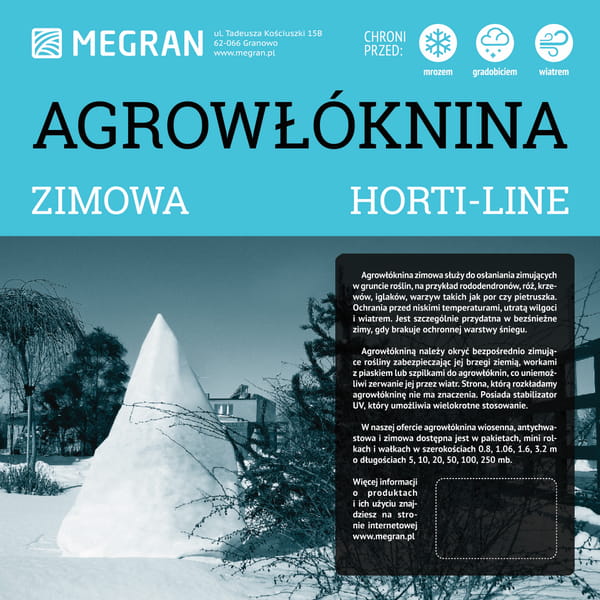 Agrow³óknina Zimowa HORTI-LINE Megran 2,1 x 10 m