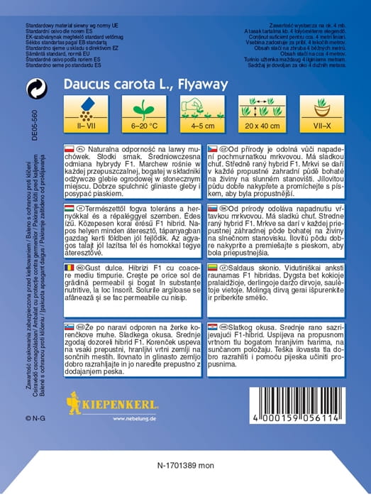 Marchew 'Flyaway' F1 Odporna Kiepenkerl - obrazek 5