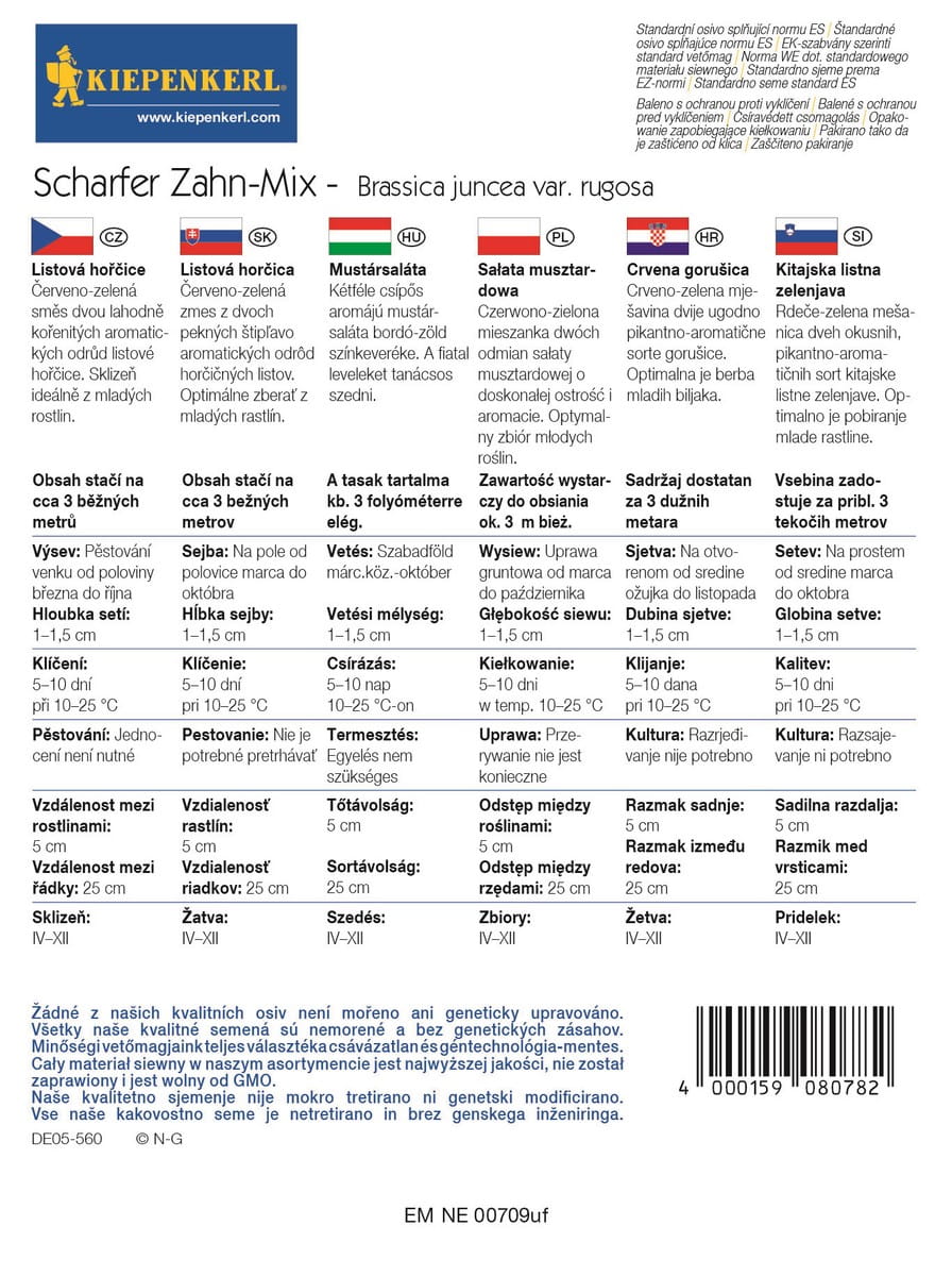 Sa³ata Musztardowa Mix Kiepenkerl - obrazek 2