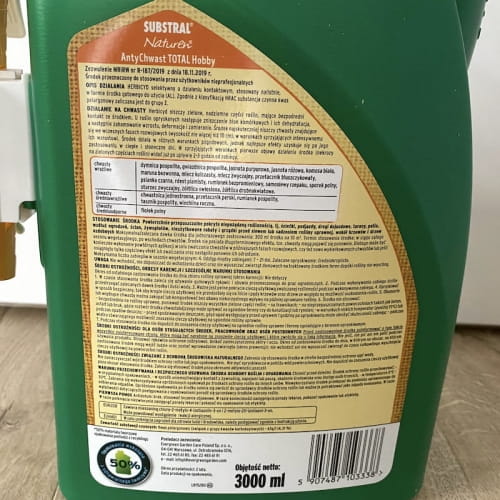 AntyChwast Total Na Chwasty Bez Glifosatu 3 l Substral - obrazek 7