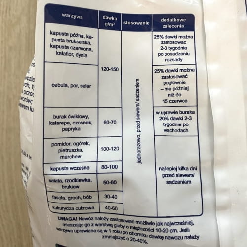 Nawóz Uniwersalny 3 kg Azofoska - obrazek 3