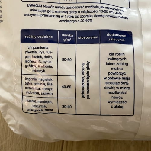 Nawóz Uniwersalny 3 kg Azofoska - obrazek 4