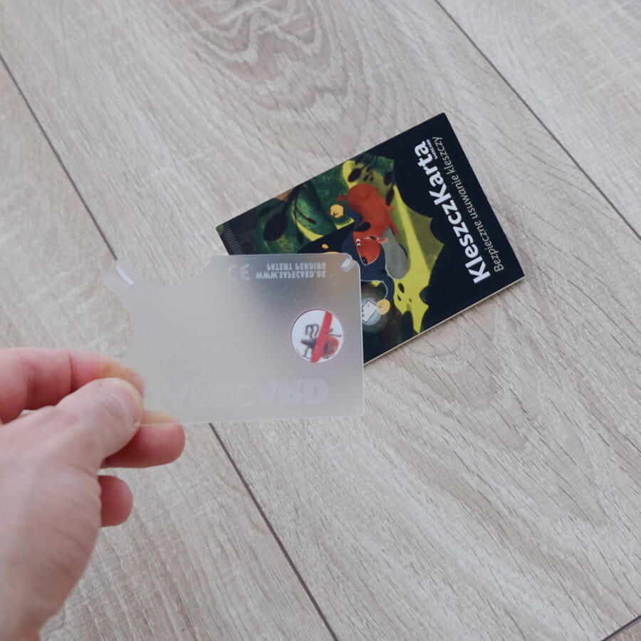 Karta do bezpiecznego usuwania kleszczy KleszczKarta - obrazek 5