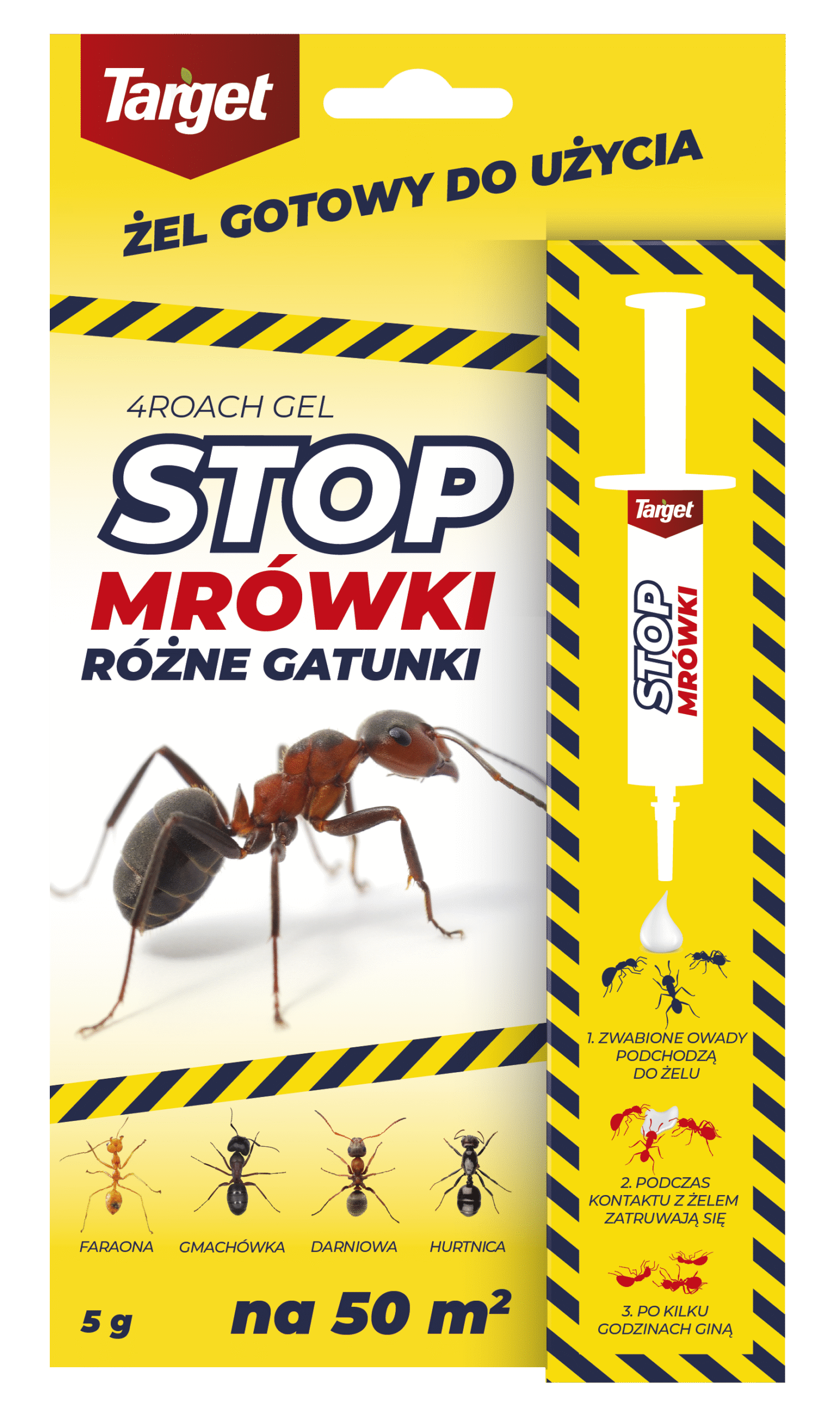 ¯el Na Mrówki 4Roach Strzykawka 5 g Target