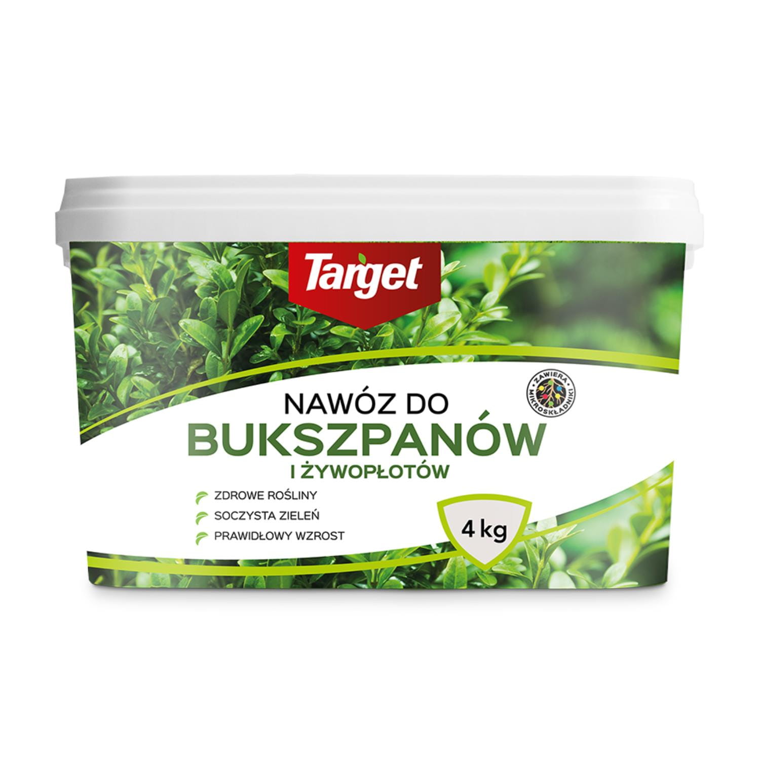 Nawóz Do Bukszpanów i ¯ywop³otów Z Mikroelementami 4 kg Target