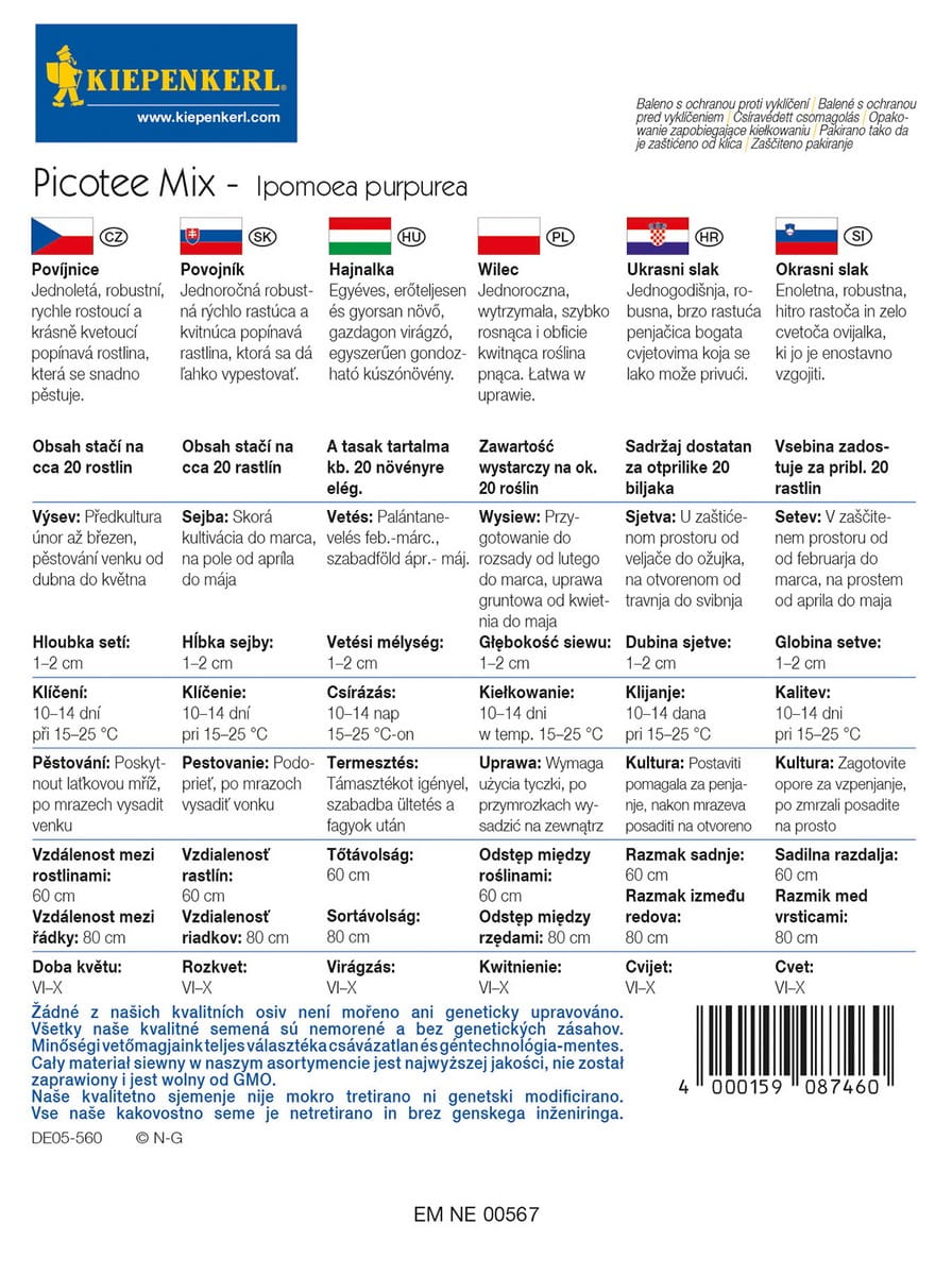 Wilec 'Picotee' Mix Kiepenkerl - obrazek 3