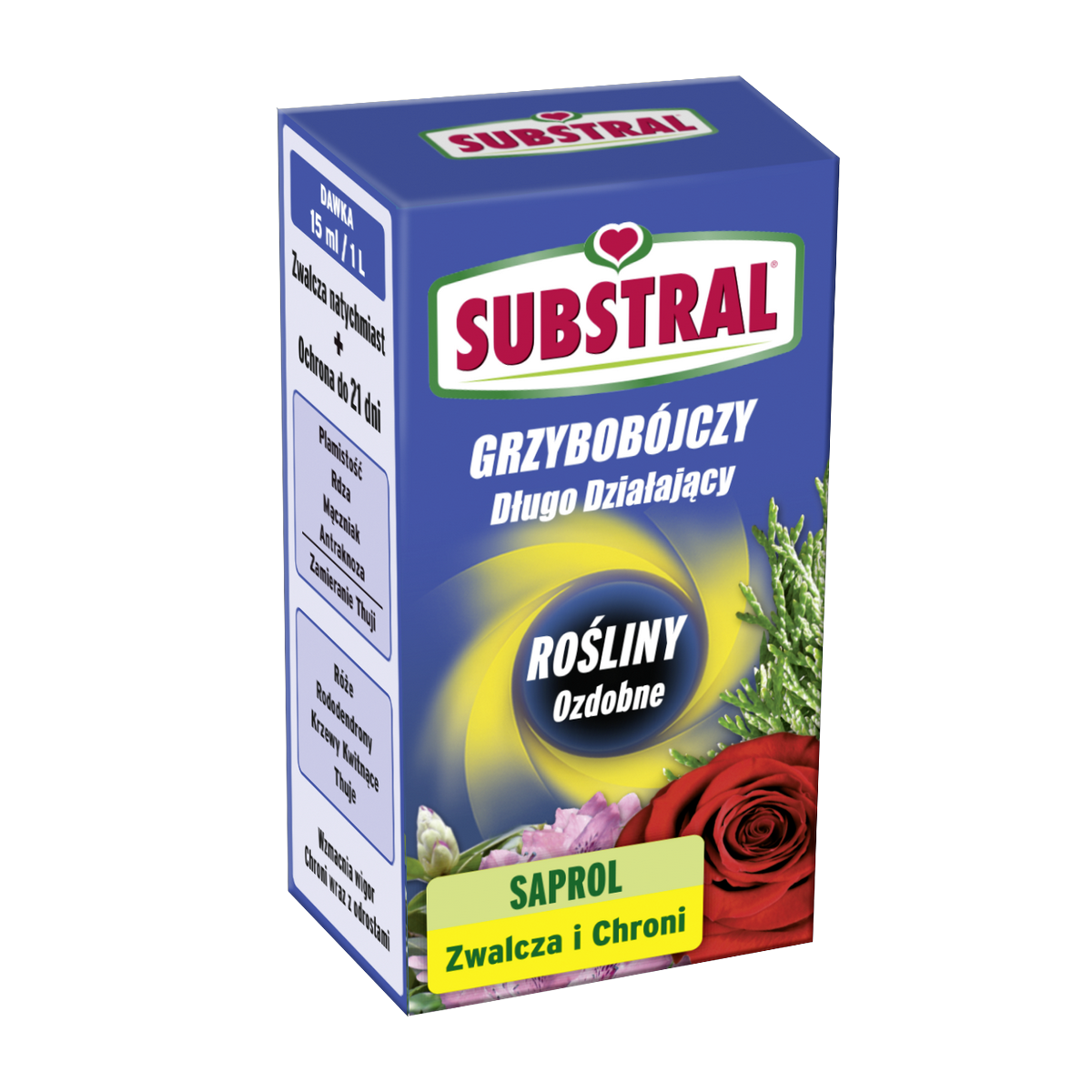 Saprol Zwalcza Choroby Grzybowe i Chroni Roliny 25 ml Substral