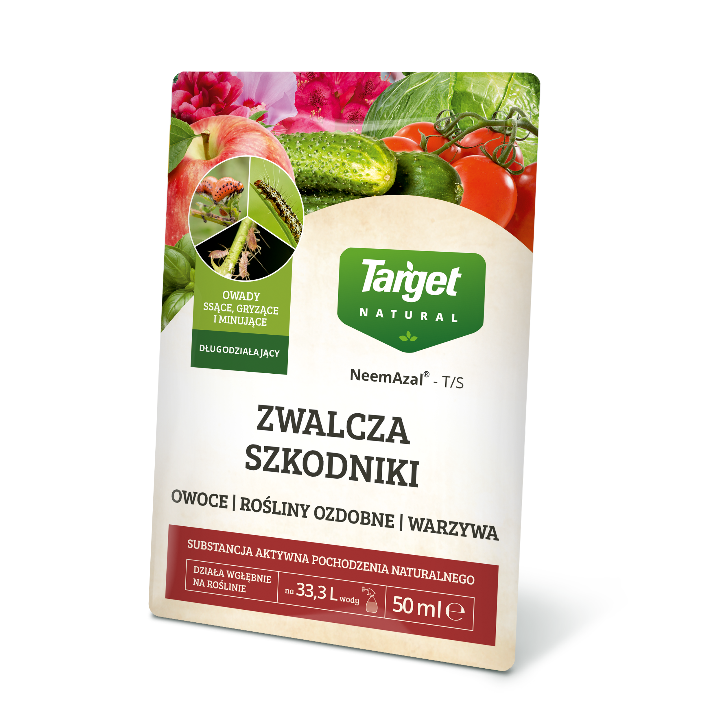 NeemAzal Zwalcza Ziemiórki i Inne Szkodniki 50 ml Target