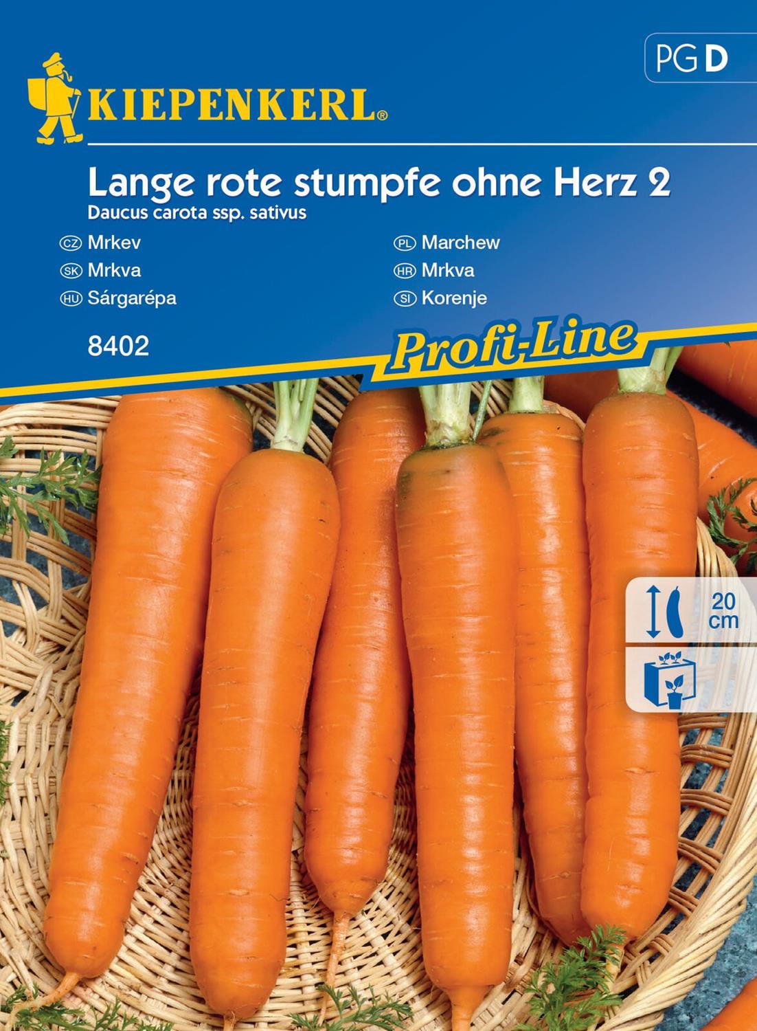 Marchew Lange Rote Stumple Ohne Herz Kiepenkerl
