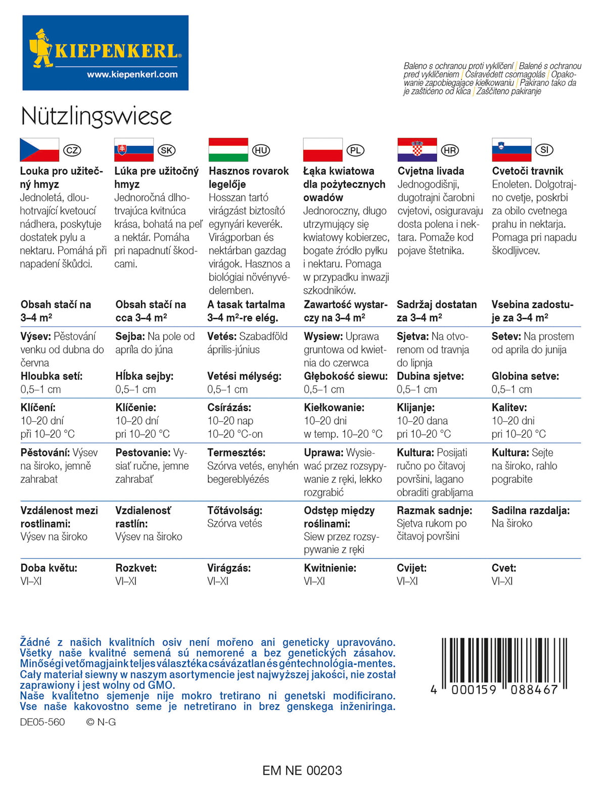 £¹ka kwiatowa dla po¿ytecznych owadów Nutzlingswiese Kiepenkerl - obrazek 2