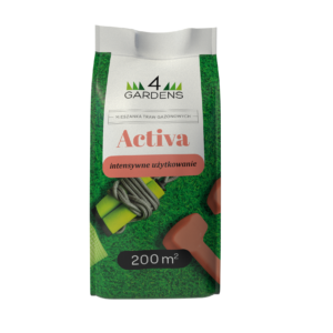 Mieszanka Traw Gazonowych Do Intensywnego U¿ytku Activa 5 kg 4Gardens