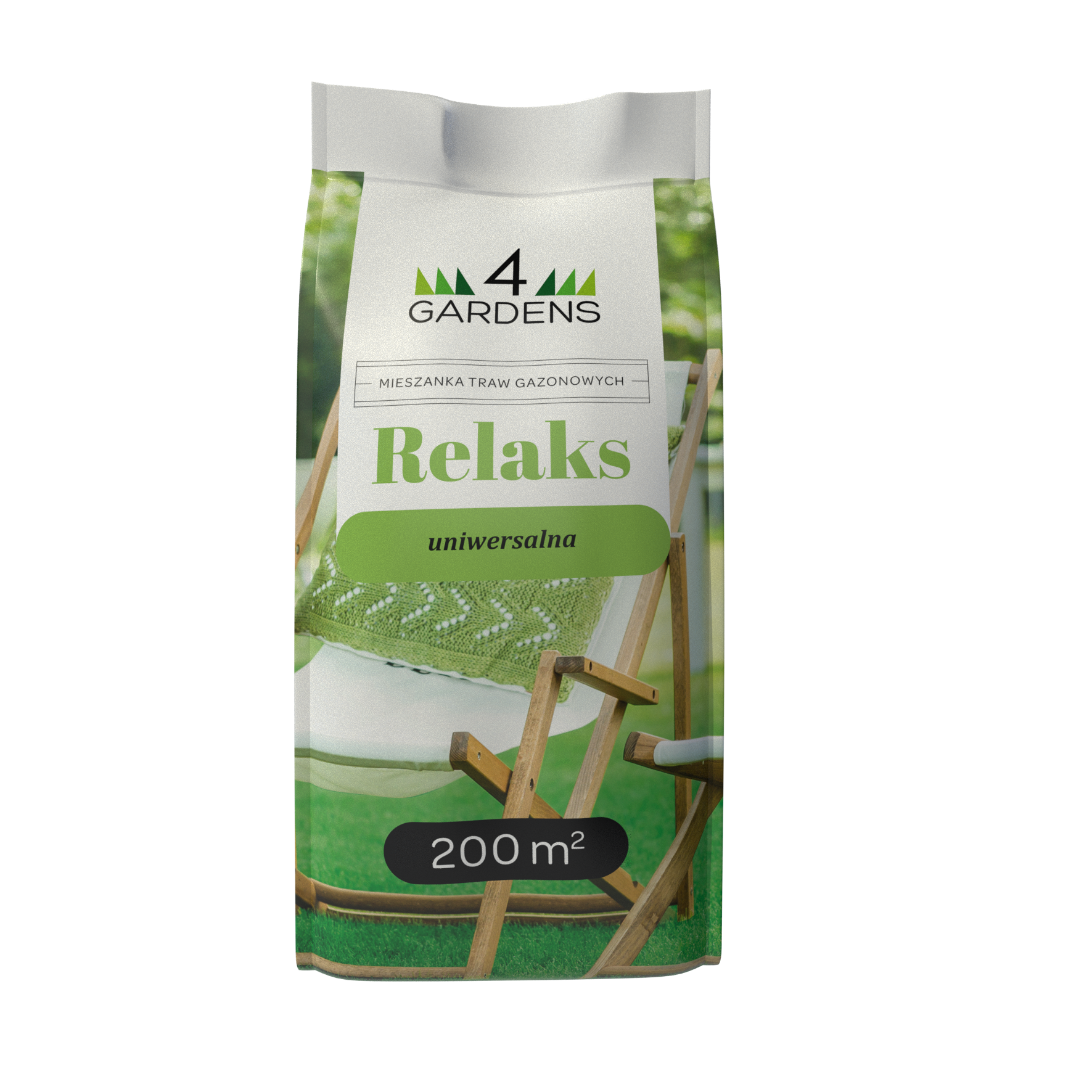 Mieszanka Traw Gazonowych Uniwersalna Relaks 5 kg 4Gardens
