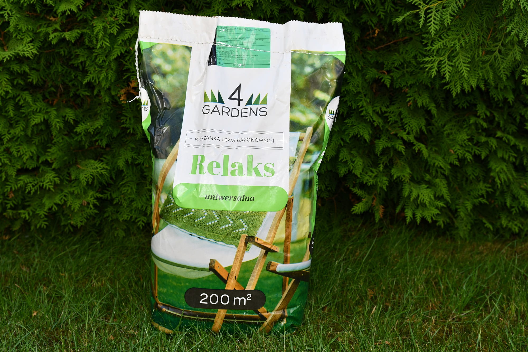 Mieszanka Traw Gazonowych Uniwersalna Relaks 5 kg 4Gardens - obrazek 3