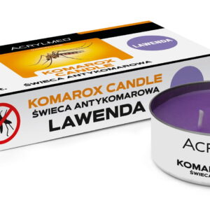 wieca Antykomarowa - Lawenda - 2 szt. Acrylmed