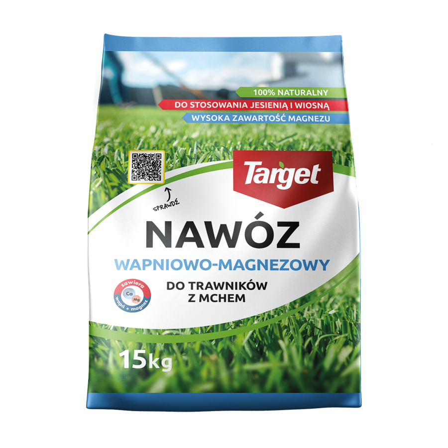 Nawóz Do Trawnika Z Mchem Wapniowo Magnezowy 15 kg Target