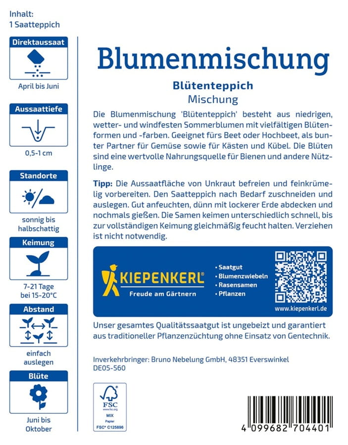 £¹ka Kwietna Mieszanka Nasion Na Tamie Dywan Kwiatowy - obrazek 2