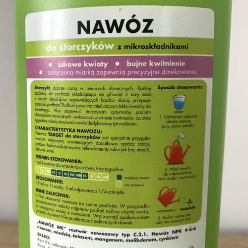 P³ynny Nawóz Do Storczyków Moc Kwiatów 0,5 l Target - obrazek 2